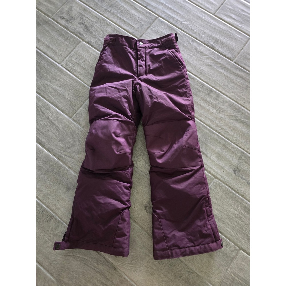 Columbia Kids OutGrown Snow Pants Purple Insulated Ski Trousers Size M 10/12